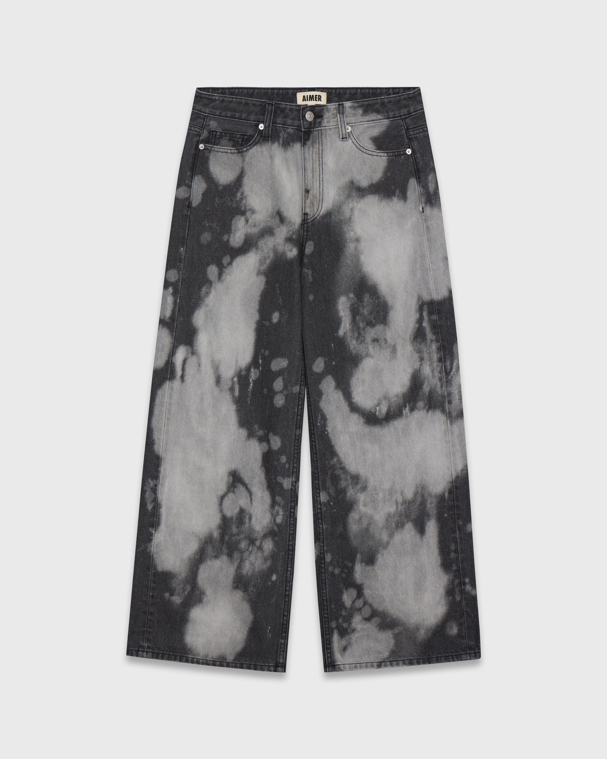 Jungle Urbaine - Baggy Jeans in Snow Charcoal