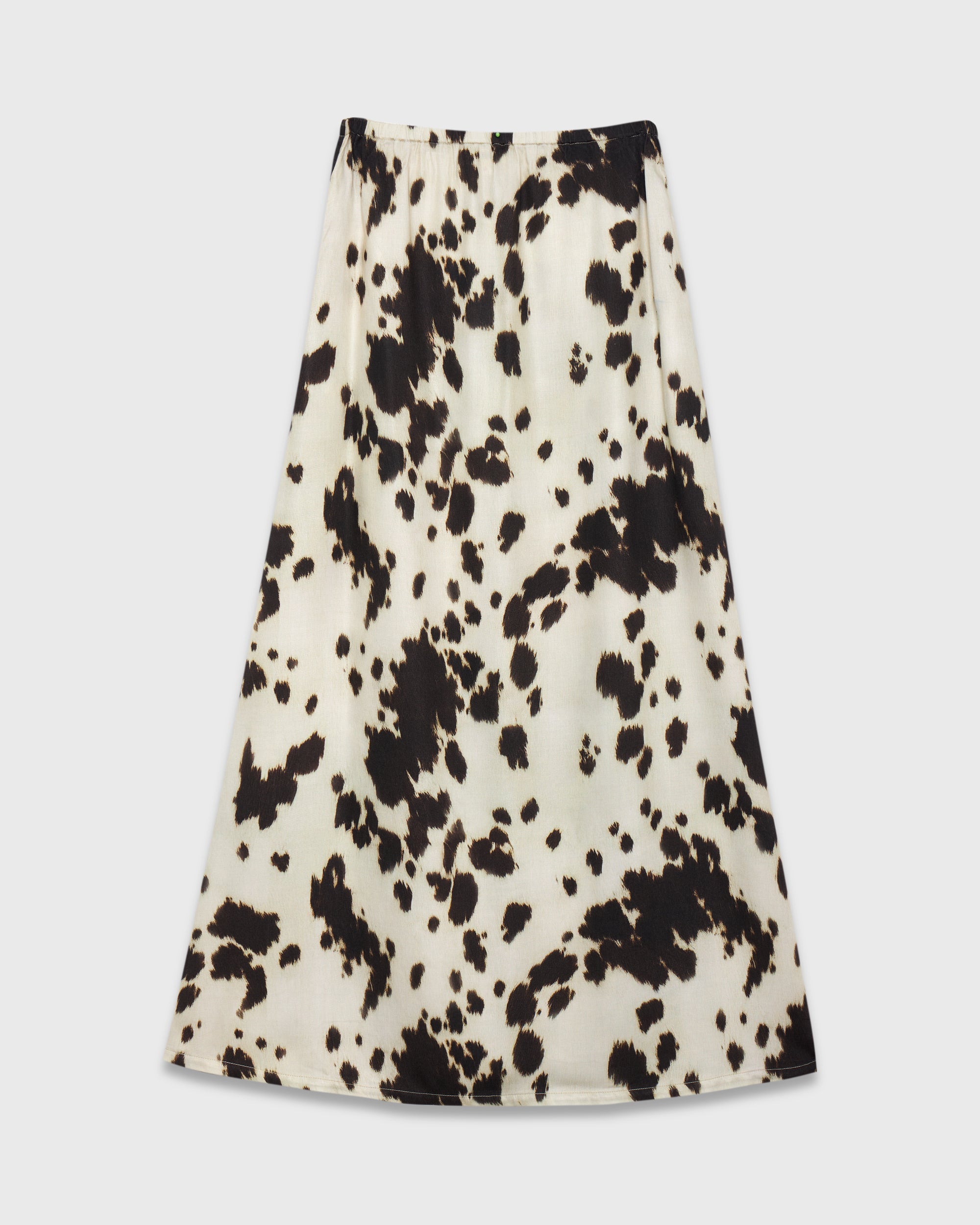 Jungle Urbaine - Elastic Maxi Skirt in Cowhide Print