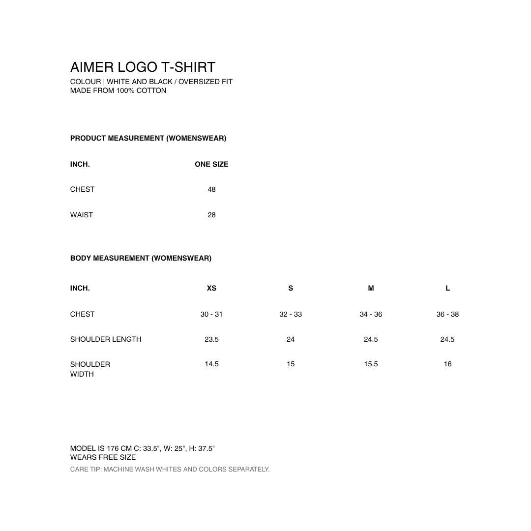 AIMER - Logo T-Shirt in White