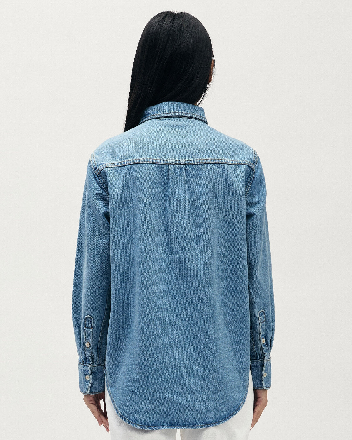 AIMER - Essential Regular Fit Shirt in Light Denim