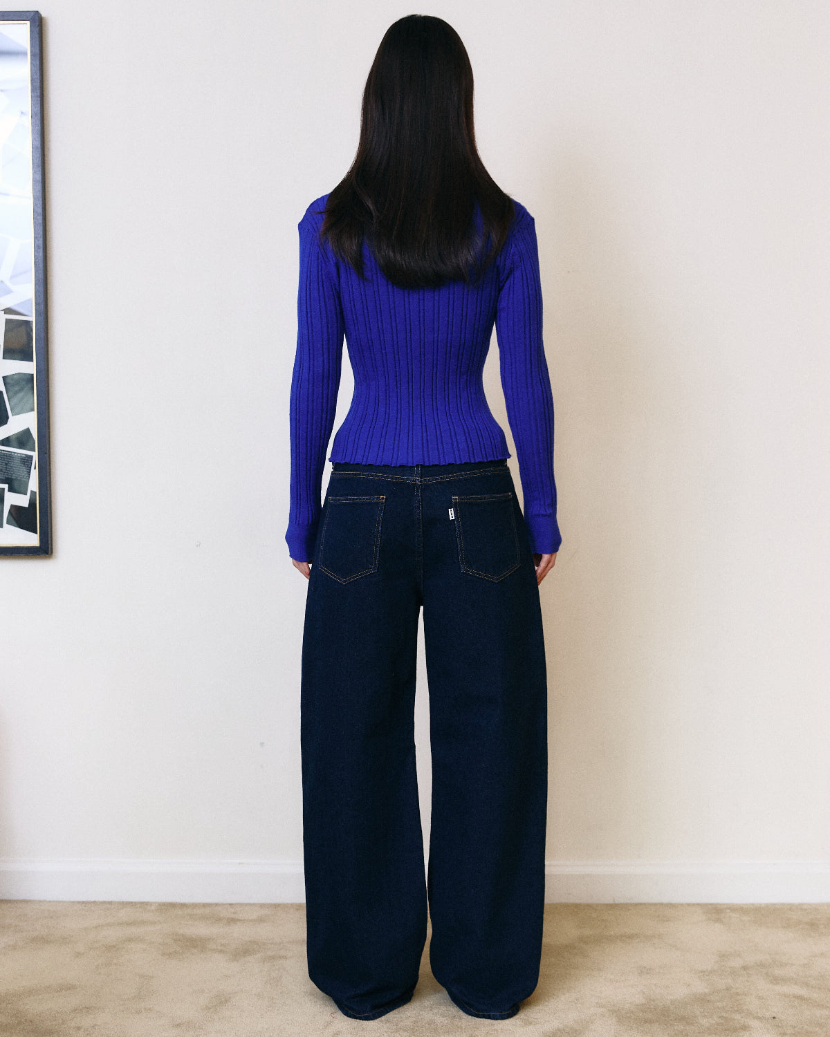 AIMER - 90s Baggy Jeans in Dark Denim