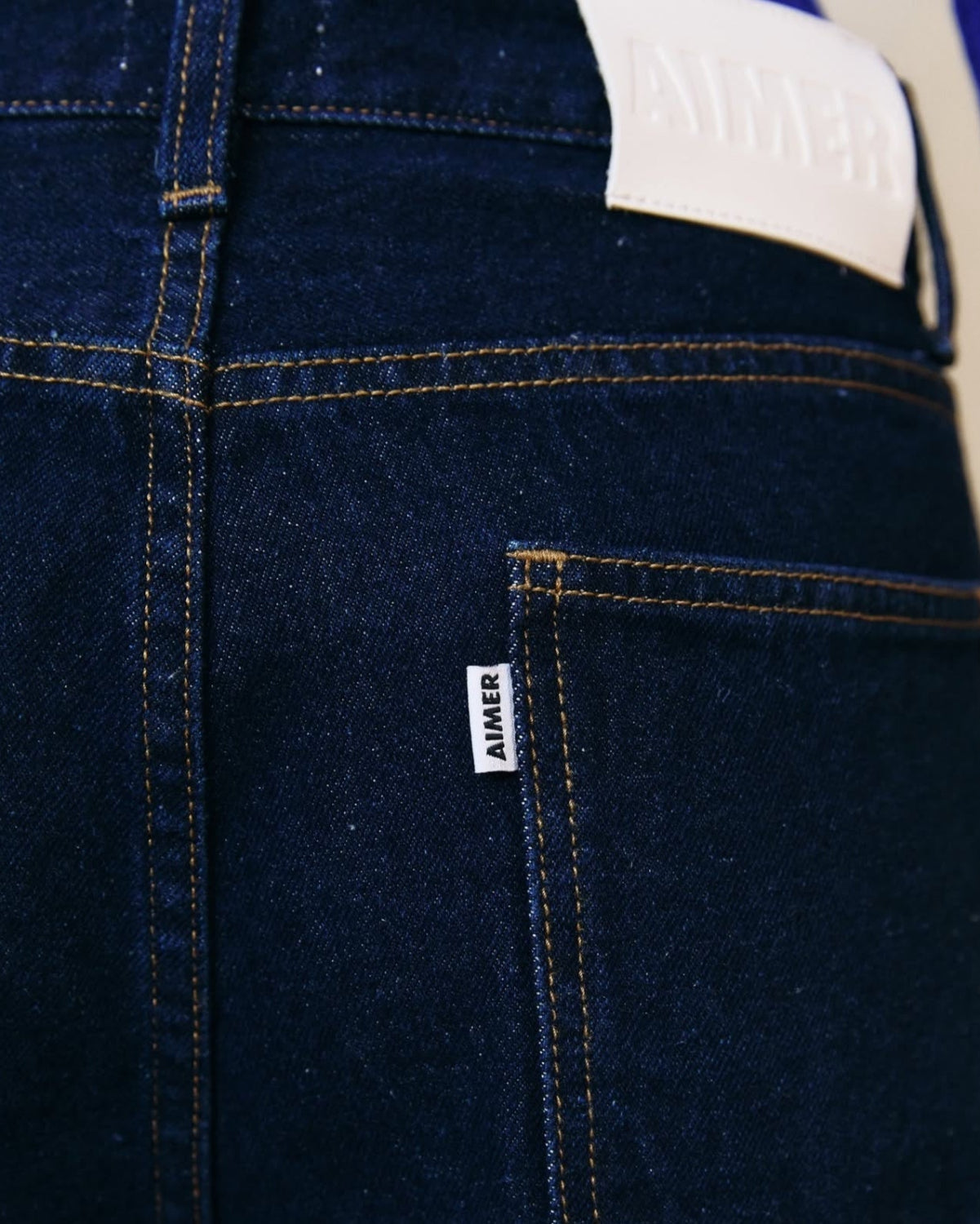 AIMER - 90s Baggy Jeans in Dark Denim