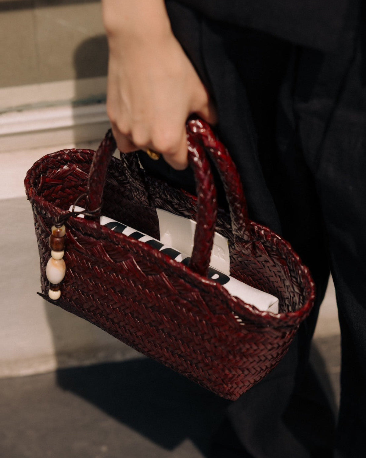 SS25 Lin et Lumière - Le Petite Basket Bag 2.0 in Dark Brown