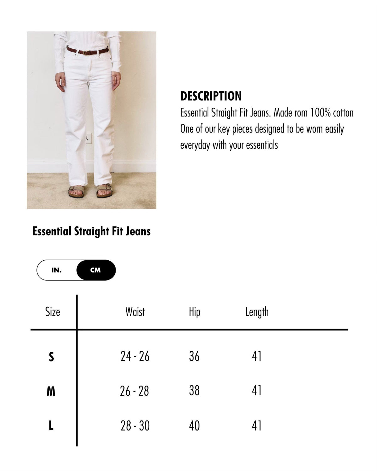 AIMER - Straight Fit Jeans in White