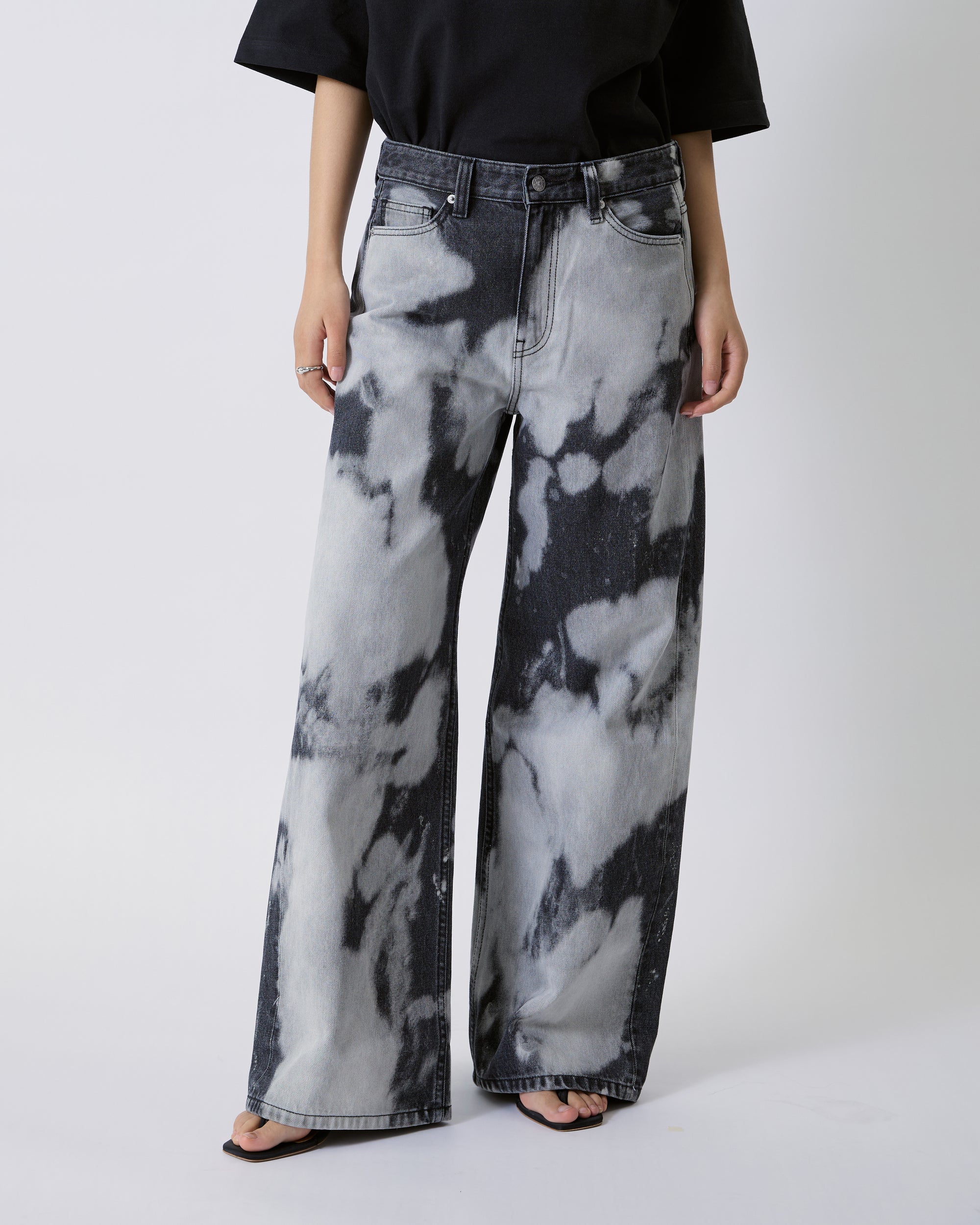 Jungle Urbaine - Baggy Jeans in Snow Charcoal