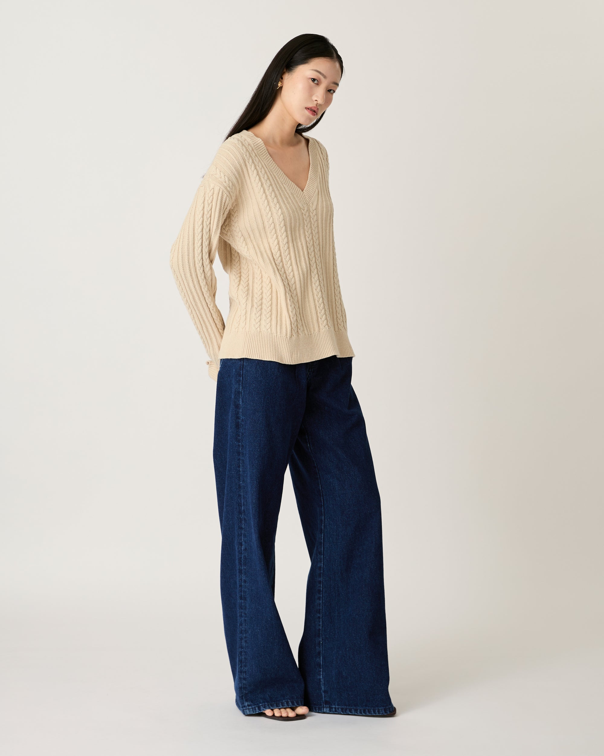 Returns to Nature - Cricket Sweater in Vanilla