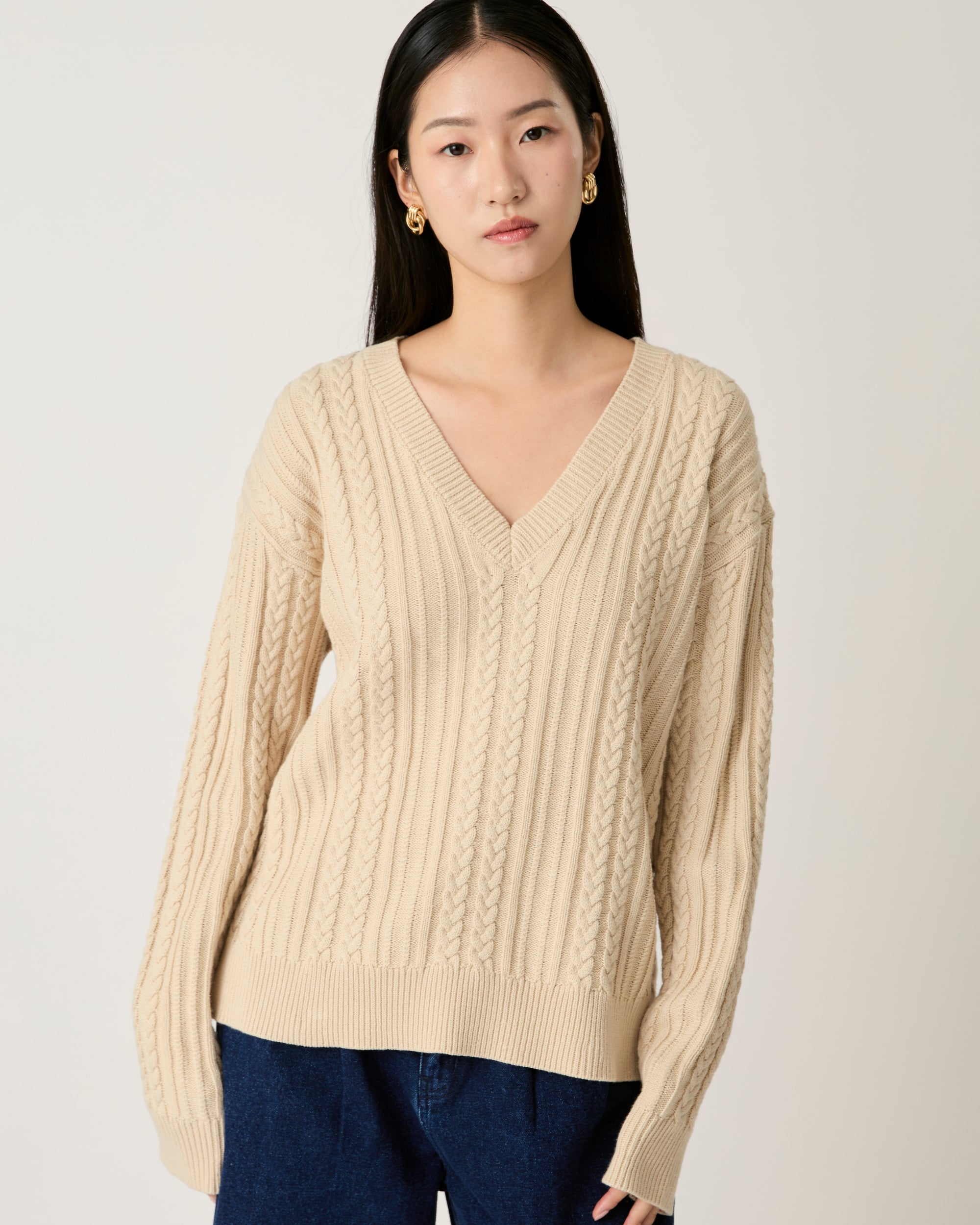 Returns to Nature - Cricket Sweater in Vanilla