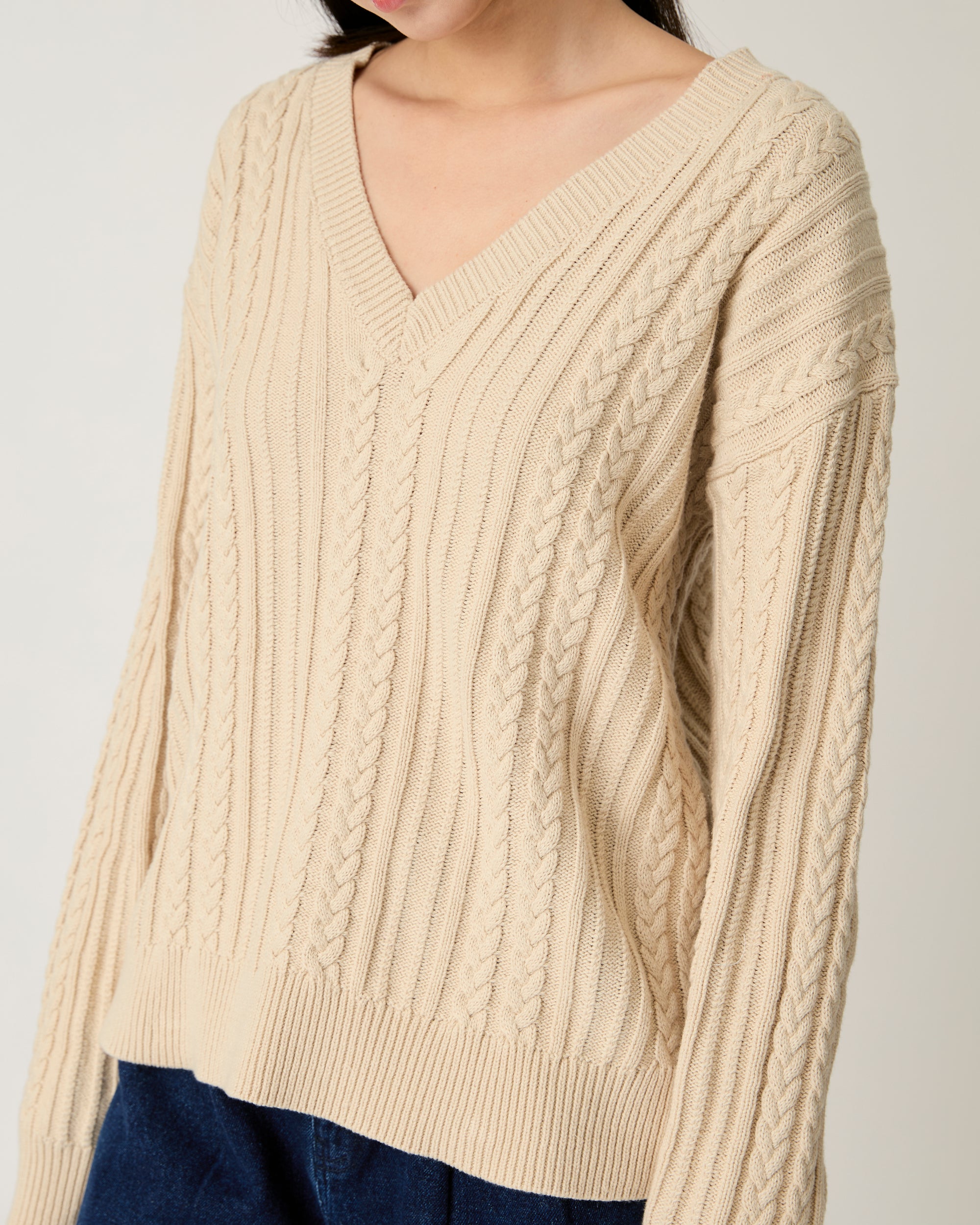 Returns to Nature - Cricket Sweater in Vanilla