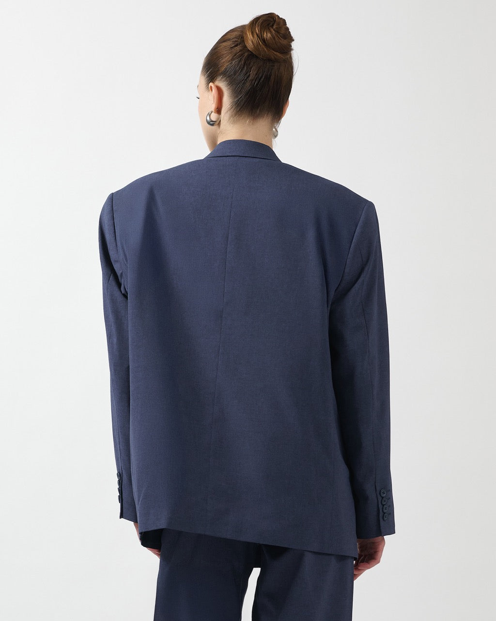 AIMER Core Essential - Double Breasted Blazer in Navy