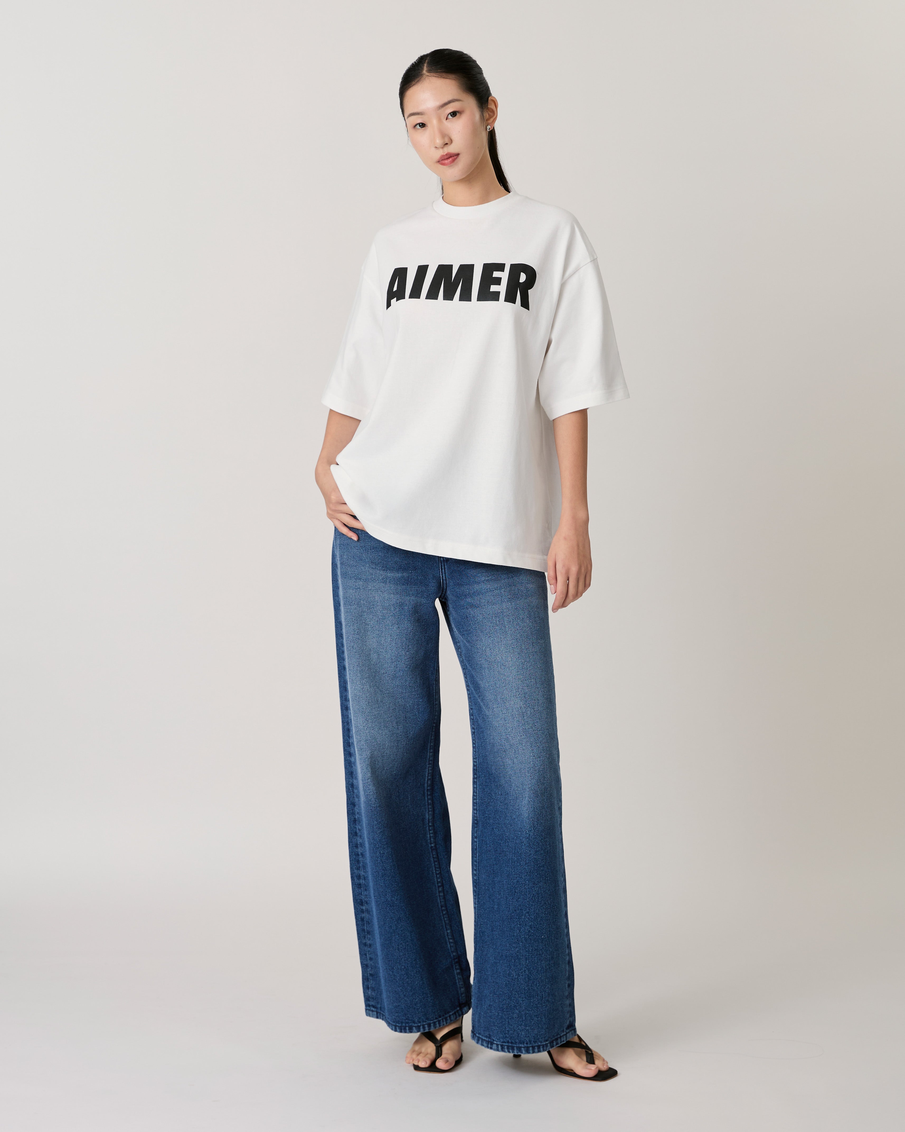 AIMER - Logo T-Shirt in White