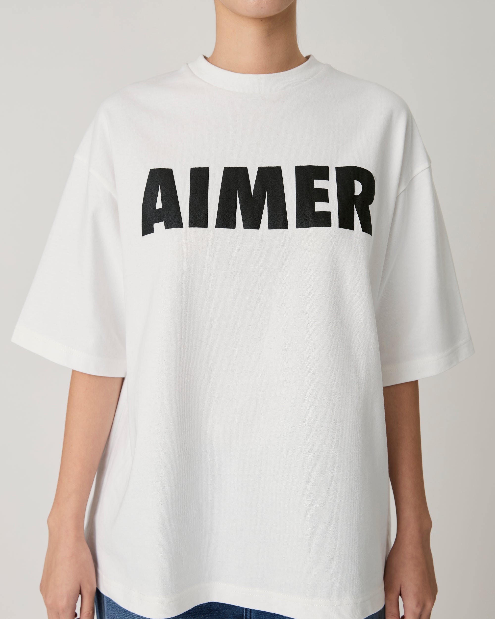 AIMER - Logo T-Shirt in White