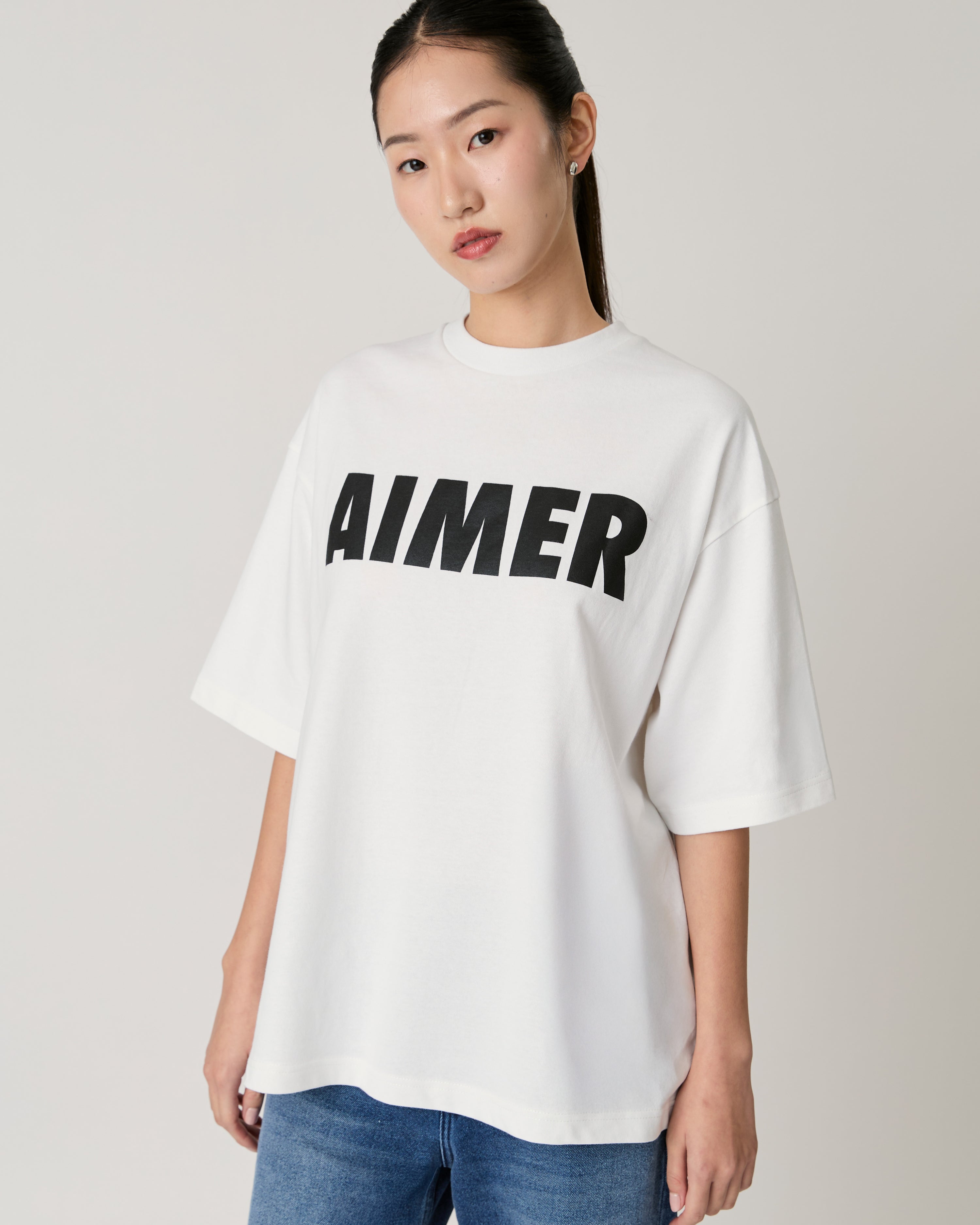 AIMER - Logo T-Shirt in White