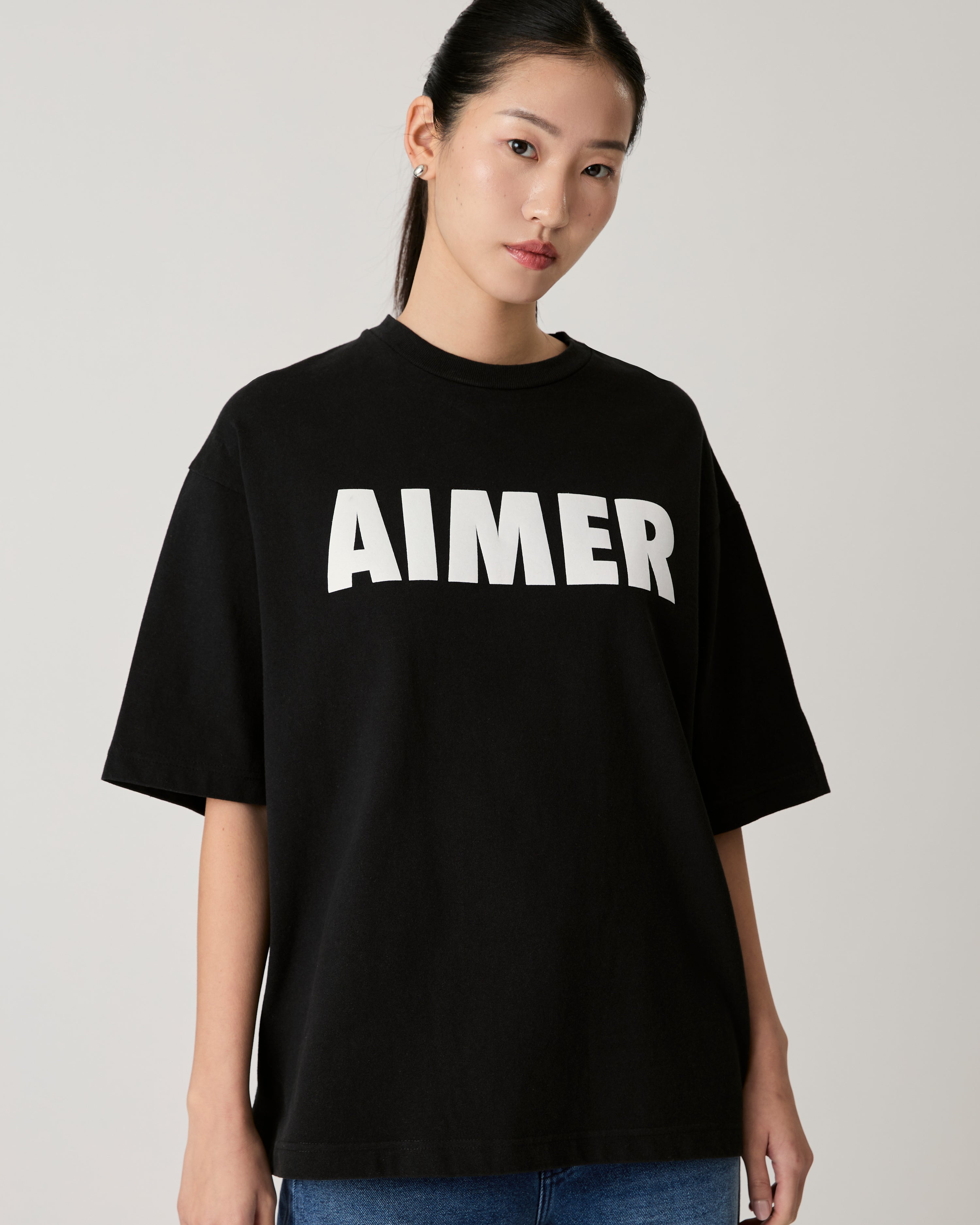 AIMER - Logo T-Shirt in Black