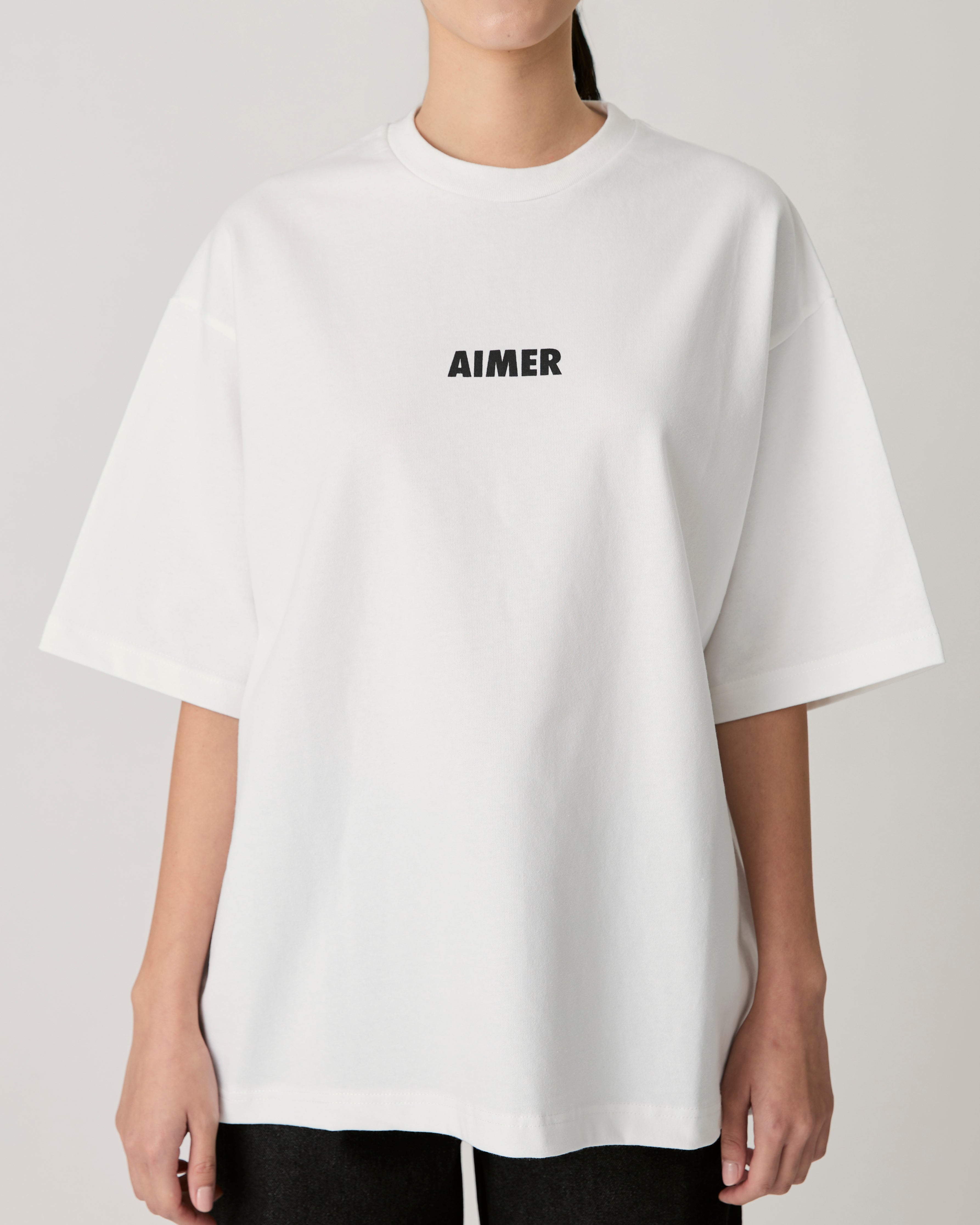 Aimerグッズ Tシャツ ■ blanc ■★★新品未開封★★希少★★S AIMER - Mini Logo T-Shirt in White
