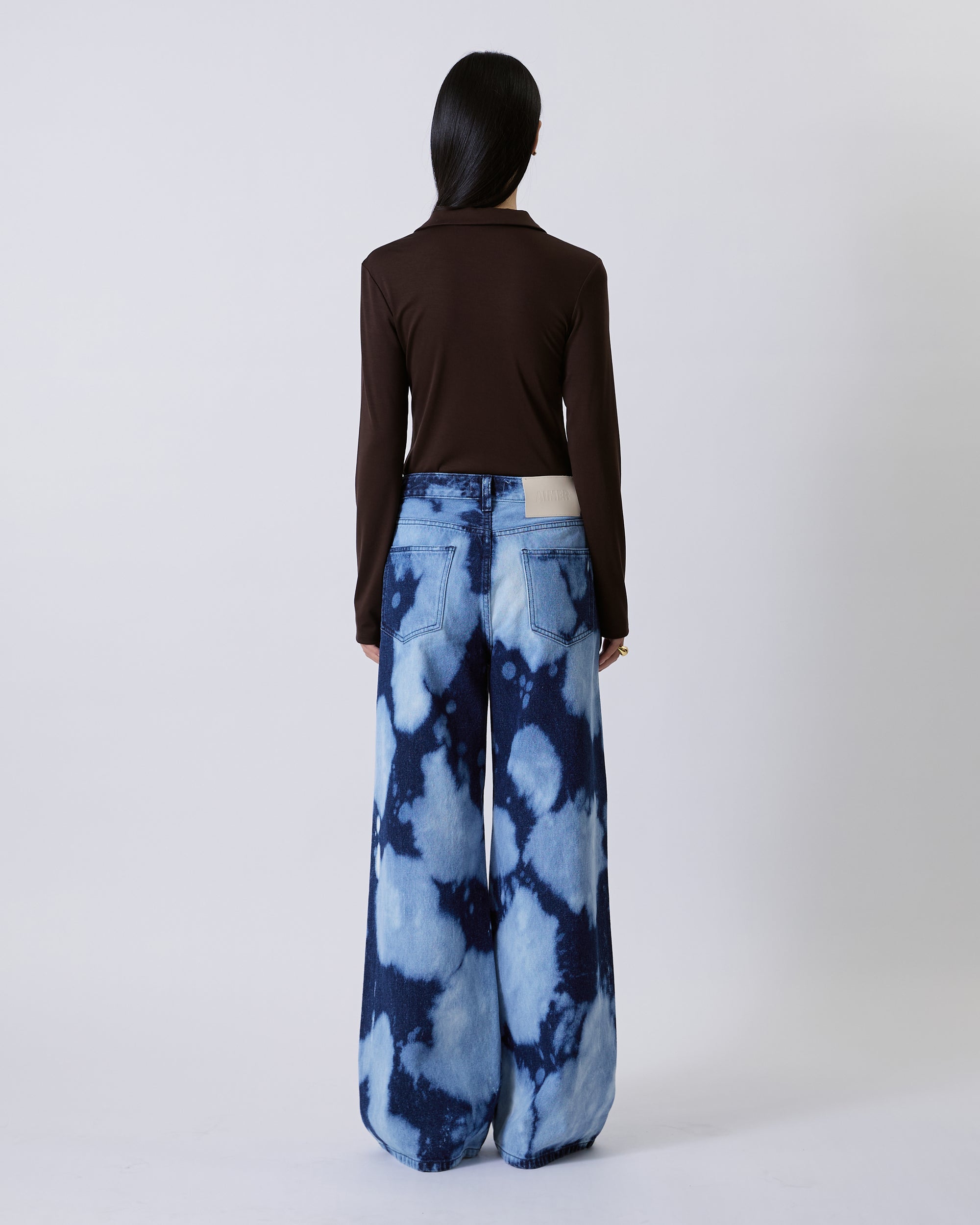 Jungle Urbaine - Baggy Jeans in Snow Denim