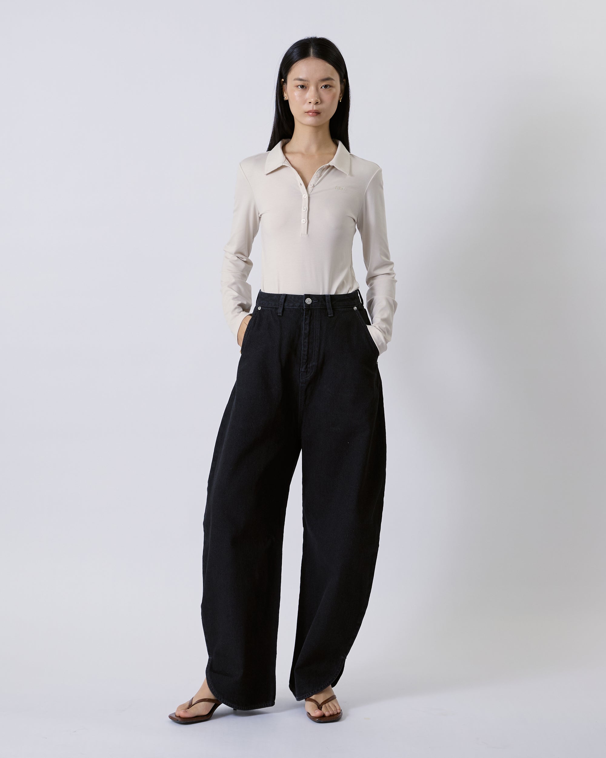 Jungle Urbaine - Barrel Jeans in Black