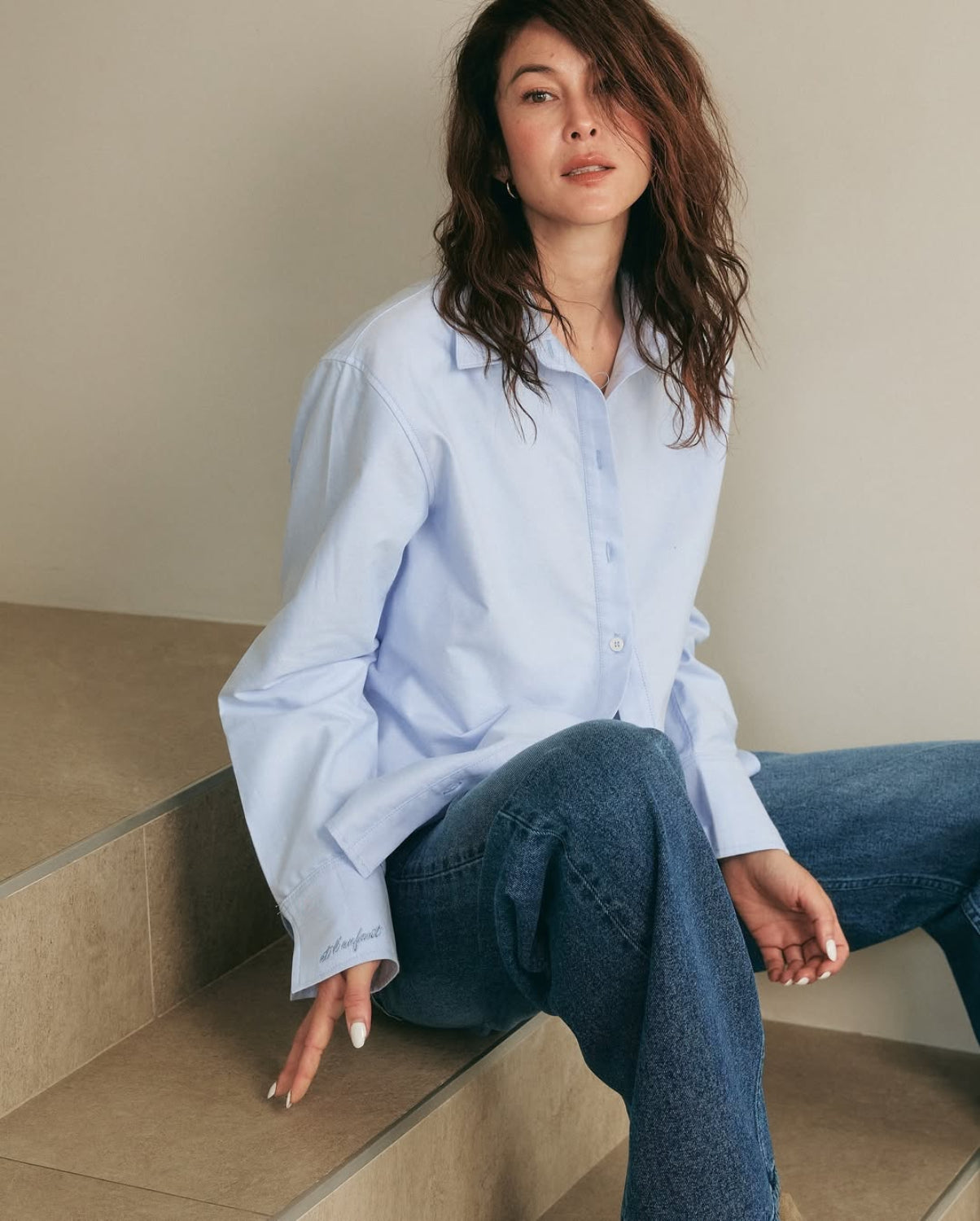 AIMER - Essential Regular Fit Shirt in Light Blue
