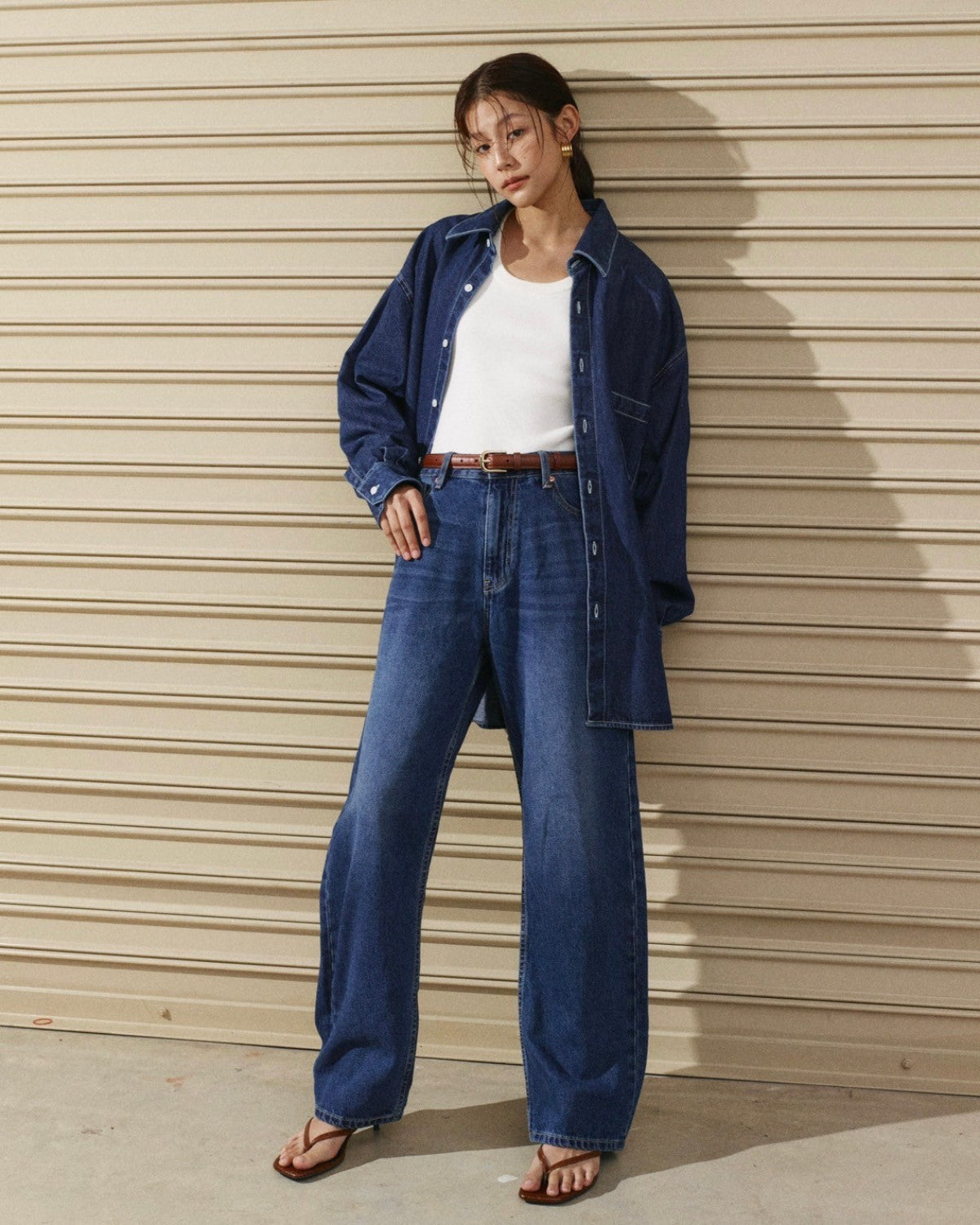 AIMER - Straight Fit Jeans in Dark Vintage Wash