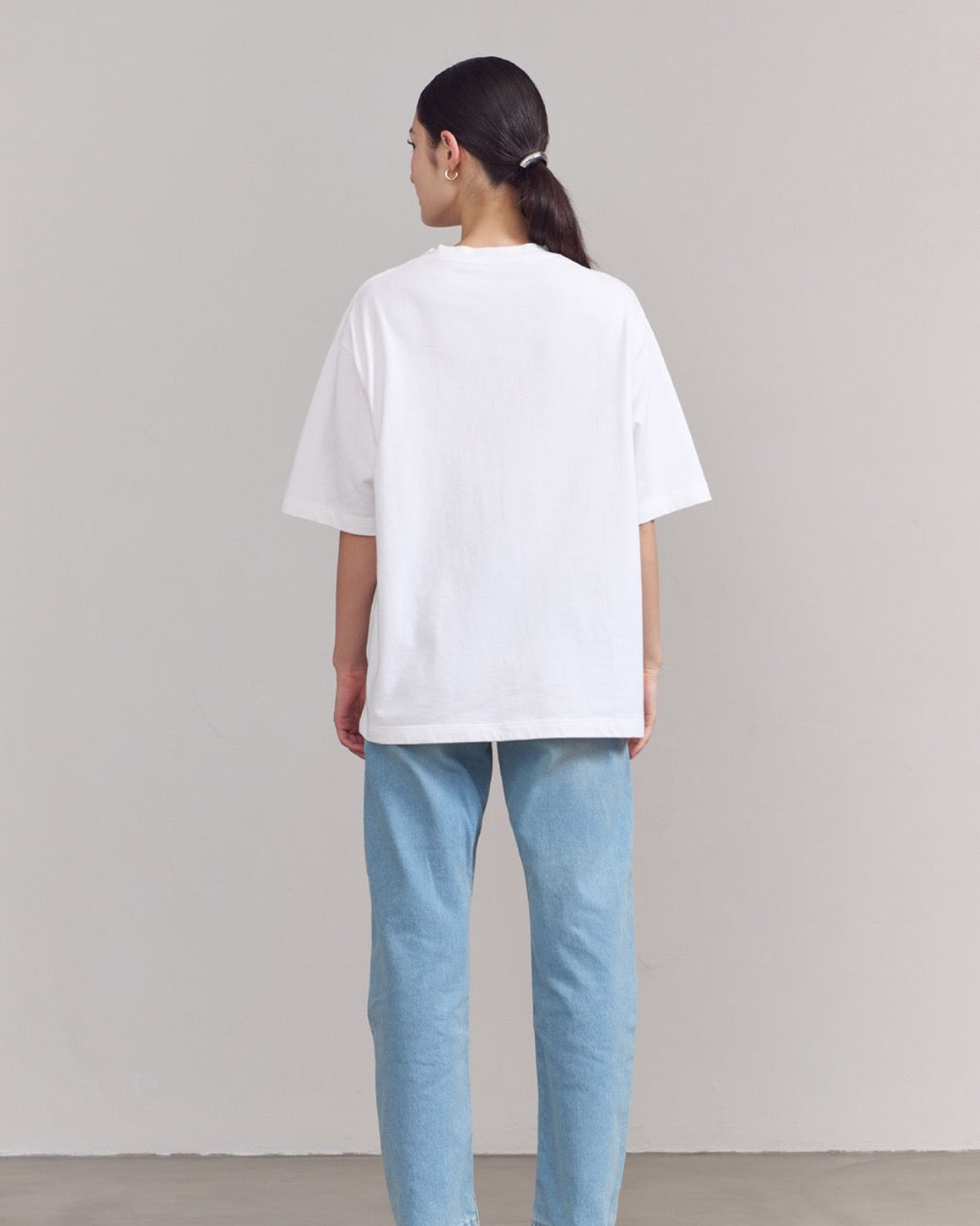 AIMER - Embossed T-Shirt in White